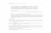 A computer-aided study of the graded Lie algebra of a ... · Journal of Pure and Applied Algebra 91 (1994) 2555315 ... The graded Lie algebra of a local commutative noetherian ring
