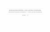 ERGONOMÍA OCUPACIONAL - irsitio.com · Ergonomía Ocupacional. Investigaciones y aplicaciones:. Vol 7 MAXIMUM PINCH STRENGTH: STANDARS FOR THE HERMOSILLO, SONORA POPULATION Graciela