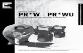 PR*WU - Continental Hydraulics · PR*W - PR*WU - PILO T OPERA TED PRESSURE RELIEF ... Valves are available with electrical connection box or with DIN style coils. The basic wiring