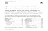Expert consensus document on b-adrenergic receptor .ESC Expert consensus document Expert consensus
