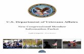 U.S. Department of Veterans Affairs Congress Welcome Packet/114th... · XI. Common Subject Matter : ... focused on best serving our Nation’s Veterans. ... US Department of Veterans