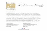 Edelweiss Catering Wedding Guide 2017 Page 1 .choosing Edelweiss Catering for your wedding you can