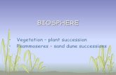 BIOSPHERE - cpb-eu-w2.wpmucdn.com · BIOSPHERE SUCCESSION As the young soil is altered, a second or third type of plant will find it likes these conditions. ... • animals/humans/storms
