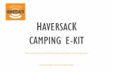 HAVERSACK CAMPING E-KIT - … · MARKETING STRATEGY THE HAVERSACK SITE Embodying the look and feel of innovation and quality, we have handcrafted a site that -kit …