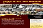 Medical Service Corps Handbook - CPLA Homecpla.fit.edu/rotc/documents/doc_mgr/720/2013 MSC Handbook.pdf · Medical Service Corps Handbook Quick Reference ... to the lesser-known aspects