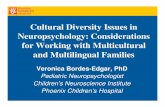 Cultural Diversity Issues in Neuropsychology ...az-ns.org/presentations/veronica_bordes-edgar-cultural_diversity... · Neuropsychology: Considerations for Working with Multicultural