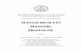 MASSACHUSETTS MASONIC PROTOCOLwsmag.org/SEPT2013/Grand_Lodge_Protocol_Manual_June_2010.pdf · the most worshipful grand lodge of ancient free and accepted masons of the commonwealth