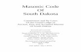 Masonic Code Of South Dakota - waynespies.comwaynespies.com/mygrandlodge/Archive/Constitution_Bylaws.pdf · Masonic Code Of South Dakota Constitution and By-Laws Of the Grand Lodge