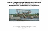 EASTERN INTERIOR ALASKA Federal Subsistence Regional ... EI Book.pdf · EASTERN INTERIOR ALASKA Federal Subsistence Regional Advisory Council ... Review and Approve Minutes of the