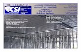 THE SPECULATOR Specifying Traditional and Equivalent …mississippi.csinet.org/Chapter-Newsletter/2016/February-2016... · DIRTT Dryvit Systems, inc Duro-Last Roofing, ... accessories—ClarkDietrich