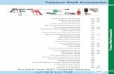 Pressure Wash Accessories - Cleaning Machines · Trigger Guns & Accessories 158 - 159 Single & Twin Lances 160 - 161 Lance Extensions 162 - 163 Trigger Guns with Extensions 164 ...