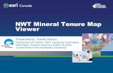 NWT Mineral Tenure Map Viewer - Home | Esri Canada · NWT Mineral Tenure Map Viewer . ... - To develop new geo-processing tools and workflows - To improve capacity planning and monitoring