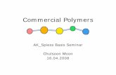 Commercial Polymers - Max Planck Society€¦ · • Classification of ... Thermosetting • Commercial polymers the most commonly used polymers in ordinary ... (branching, tacticity,