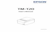 TM-T20 User's Manual - No-IPcpdipanema.no-ip.org/Downloads/Pre-requisitos/Impressoras...TM-T20 User’s Manual 3 English Important Safety Information This section presents important