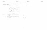 Geometry Honors Midterm Exam 2010-2011 (REVIEW) - Quia · Geometry Honors Midterm Exam 2010-2011 (REVIEW) ... midpoint of a segment having the given endpoints. ... Write an equation