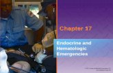 Chapter 17 · Chapter 17 Endocrine and Hematologic ... •Endocrine system is a complex message ... cardiovascular disease, ...