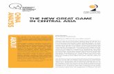 ANALYSISCHINA THE NEW GREAT GAME IN … Analysis_The new Great Game in... · trading partner and its main source of foreign investment. The country plays a central role in the Shanghai
