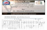 Microprocessors - Lecture 03 - draelshafee.netdraelshafee.net/Spring2017/microprocessors---lecture-03.pdf · Lecture (03) 8088/8086 Architecture and programming (1) By: Dr. Ahmed