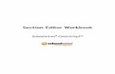 Section Editor Workbook - Belmar School District · Section Editor Workbook Schoolwires Centricity2 iv C2SEWkbk_070312 About This Workbook Welcome and congratulations! You are about