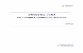 for Complex Embedded Systems - Pathfinder Solutions · Effective TDD for Complex Embedded Systems Version 1.2 July 2, 2012 Pathfinder Solutions  +1 508-568-0068