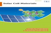 Solar Cell Materials - tcichemicals.com · Please inquire for pricing and availability of listed products to our local sales representatives. 3 Solar ell aterials the ruthenium complex,