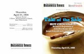 April 27, 2006 2 New Montgomery Street, San … · Title Sponsor: P R E S E N T Tale of the Sale — HOT CHOCOLATE — Hershey’s Acquisition of Scharffen Berger and Joseph Schmidt