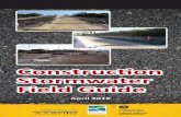AASHTO Construction Stormwater Field Guide · Construction Stormwater Field Guide. ... Proper management of construction sites ... I Understand how the continuing sequence of project