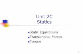 Unit 4 Statics 2C statics 2017.pdf · Wnet torques. 65 Static Problems Torque (we did translational forces in unit 2) Seesaw Problems ...