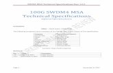 100G SWDM4 MSA Technical Specifications - … · SWDM MSA Technical Specifications Rev 1.0.1 Page 1 November 6, 2017 100G SWDM4 MSA Technical Specifications Optical Specifications