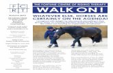 THE FORTUNE CENTRE OF RIDING THERAPY WALK … · THE FORTUNE CENTRE OF RIDING THERAPY WALK Autumn 2016 ... work with horses to change lives. ... the insight for robust assessment
