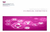HIGHER SPECIALIST TRAINING IN CLINICAL GENETICS · HIGHER SPECIALIST TRAINING IN CLINICAL GENETICS ... Genetics and the principles of multidisciplinary management of well-defined