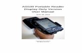 AI3100 Portable AEI Reader Display - signalcc.com Portable AEI Reader Display.pdf · AI3100 Portable AEI Reader Display ... The AI3100 normally comes with a two bay battery ... The