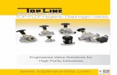 TOP-FLO Hygienic Diaphragm Valves - Promofluid€¦ · TOP-FLO® Hygienic Diaphragm Valves Top Line Process Equipment Company is well known for ... DIN 11850 inclusive of BS 1864,