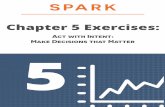 Chapter 5 Exercises - sparkslead.us · hapter 5 • Your ision • 1 SPA How to ead Yourself and Others to reater Success Exercise 1: Your Vision Setting a vision is critical for