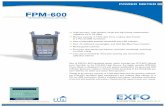 FPM-600 Power Meter - "Fusion Splicer", "OTDR" and … · FpM-600 Power Meter Suited for all Network Types The FPM-600 is a very powerful tool for the most demanding applications