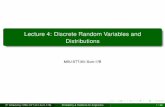 Lecture 4: Discrete Random Variables and Distributions · Lecture 4: Discrete Random Variables and Distributions MSU-STT-351-Sum-17B (P. Vellaisamy: MSU-STT-351-Sum-17B) Probability