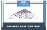 MEMBER SELF-SERVICE - unjspf.org · Go to the login page of Member Self-Service and log in using your “username” and “password” that you created. ... If you encounter any