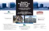 Build Equity by Saving Energy - Milwaukee Downtown · Build Equity by Saving Energy ... • Solar • Steam Retrofits ... Through PACE financing, the money you now spend on energy