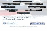 Magnifying Patrol Rifle Scopes Assessment Report · The Magnifying Patrol Rifle Scopes Assessment Report was funded under ... Reference herein to any specific ... Magnifying Patrol