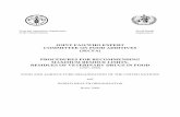 JOINT FAO/WHO EXPERT COMMITTEE ON FOOD … · i joint fao/who expert committee on food additives (jecfa) procedures for recommending maximum residue limits-residues of veterinary