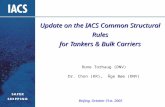 PowerPoint Presentationintertanko.com/upload/presentations/TripartiteUpdateCSR.… · PPT file · Web view2011-01-14 · Update on the IACS Common Structural Rules for Tankers &