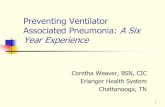 Preventing Ventilator Associated Pneumonia (VAP)asp.pharmacyonesource.com/images/sentri7/VAPSixYear.pdf · Preventing Ventilator Associated Pneumonia: A Six ... human costs associated