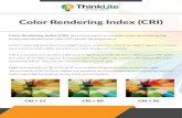 Color Rendering Index (CRI) - tlcdn .Color Rendering Index (CRI) Color Rendering Index (CRI) is a