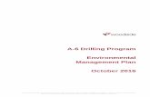 A-6 Drilling Program Environmental Management Planmprlexp.com/cms/wp-content/uploads/2017/01/woodside-a6-emp-repo… · • The effects of drill cuttings and drilling fluid discharge