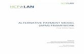 Alternative Payment Model (APM) Frameworkhcp-lan.org/workproducts/apm-whitepaper.pdf · ALTERNATIVE PAYMENT MODEL (APM) FRAMEWORK Final White Paper . Written by: Alternative Payment