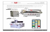 HD Series Manual - doloresloebl.com · HD Series Manual NK105G2 Techno CNC Systems, LLC ©2016 (05/02/17) This document will provide a quick guide to the set up and operation of the