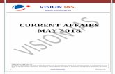 CURRENT AFFAIRS MAY 2018 - s3-us-west … · 2  ©Vision IAS