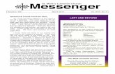 MESSAGE FROM PASTOR ERIC LENT AND …storage.cloversites.com/stmarkslutheranchurch/documents/Messenger... · MESSAGE FROM PASTOR ERIC ... like the minor tones or the focus on sin.