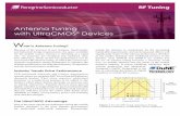 Antenna Tuning with UltraCMOS Devices - psemi.com · LTE-Advanced Network and Carrier Aggregation ... tuning the antenna to compensate for the increasing bandwidth requirements and