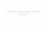 Compendium of Common Probability Distributions · Compendium of Common Probability Distributions Second Edition, v2.7 ... 1.The distribution is generally expressed in terms of the